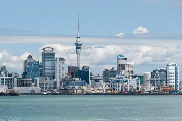 Auckland Skyline as seen from Devonport 20100128 3