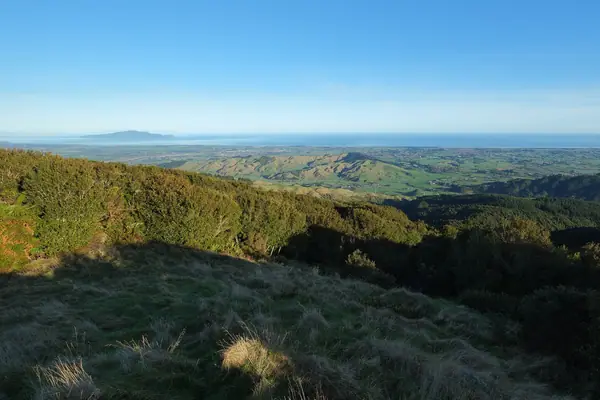Morning view over Kapiti Coast and Horowhenua