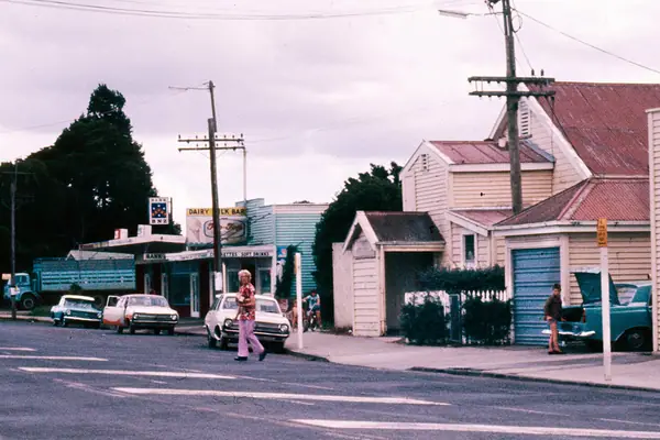 Main Road, Kumeu, 1973