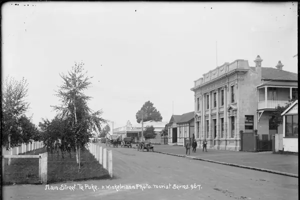 Main Street, Te Puke - Photograph by Henry Winkelmann